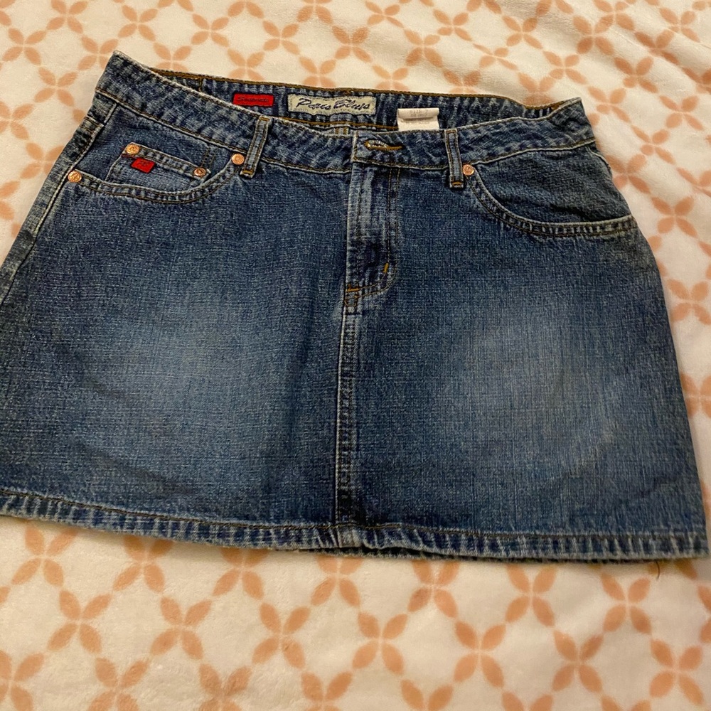 Paris blue soulmate vintage 90s Skirt